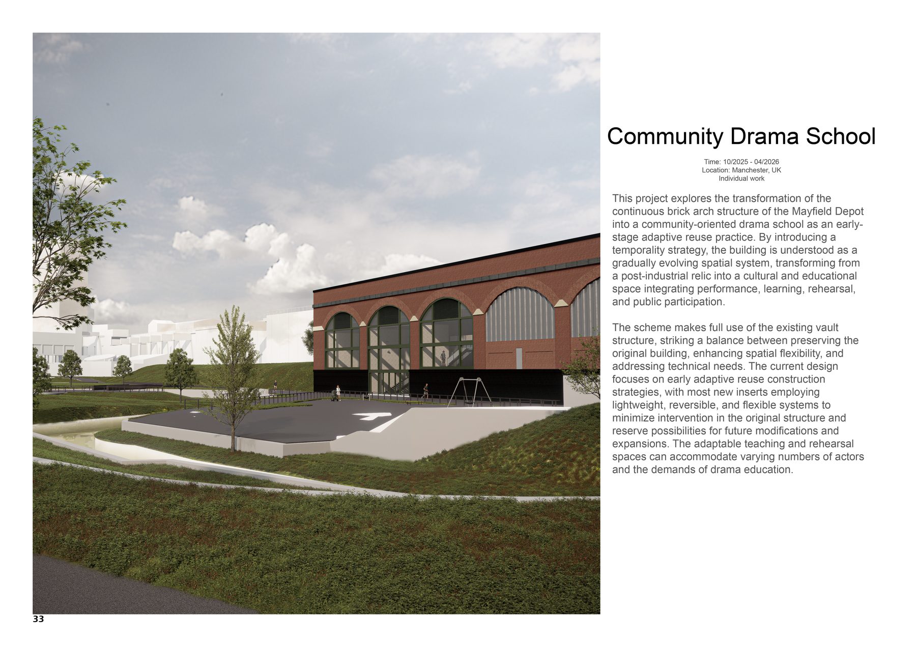 Community Drama School portfolio page